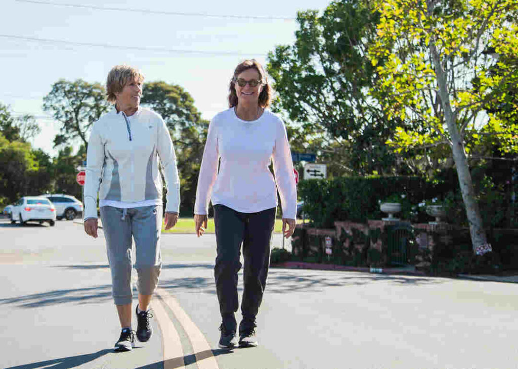 Diana Nyad and Bonnie Stoll